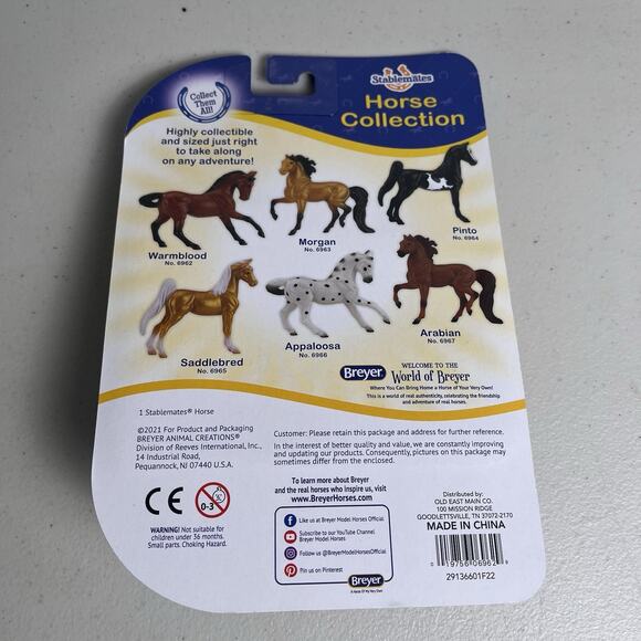 Breyer Stablemates Horse Collection Appaloosa Arabian Warmblood Toy Lot of 3 NEW - Picture 7 of 9